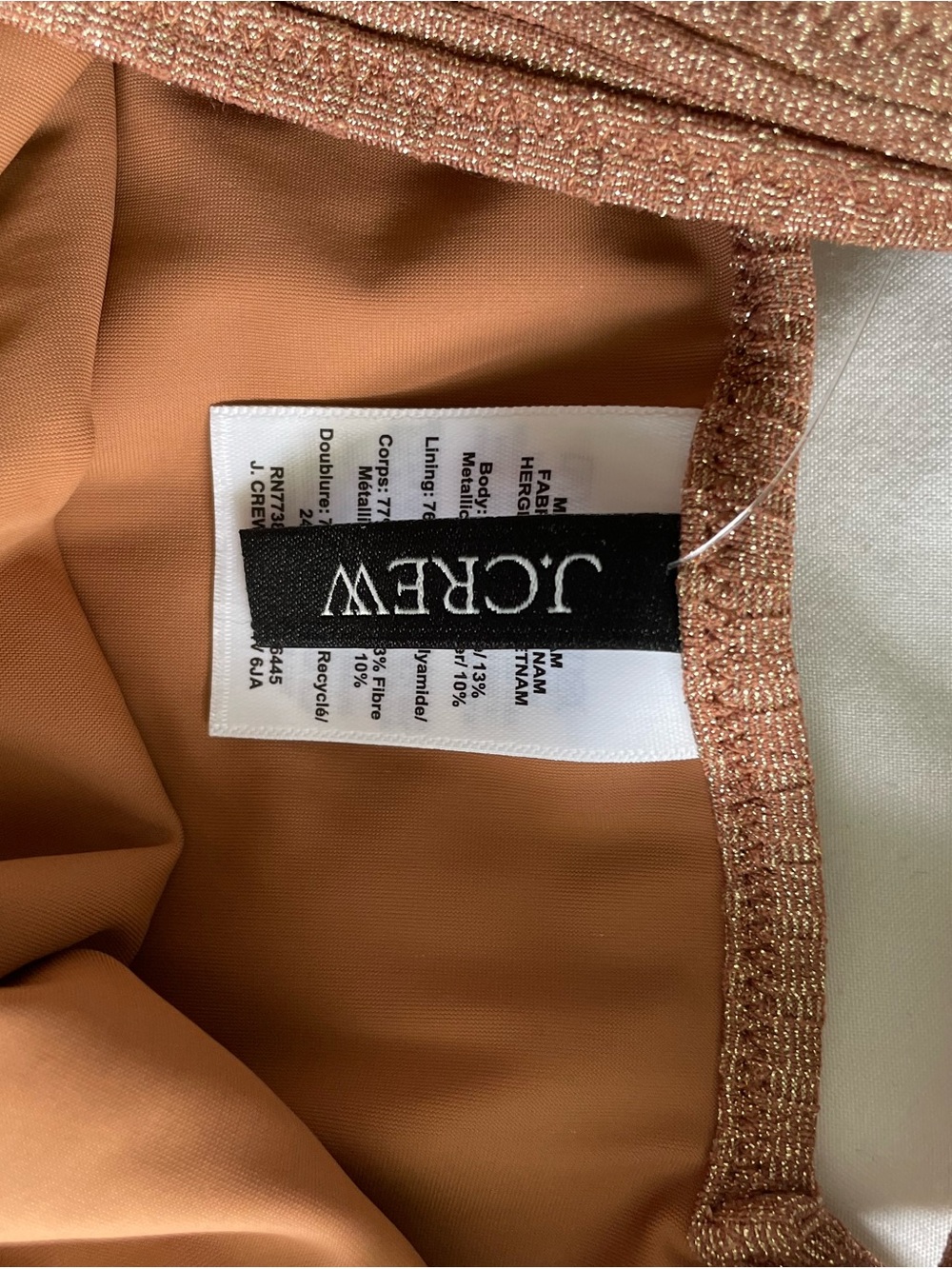 J. Crew Ribbed One-Piece Swimsuit in Brown - Picture 5 of 11